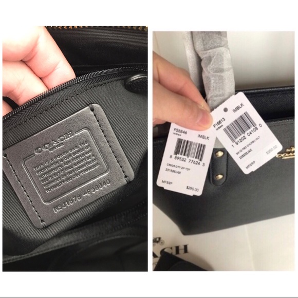 🌷coach city zip tote set/shoulder bag&wallet - Picture 5 of 8